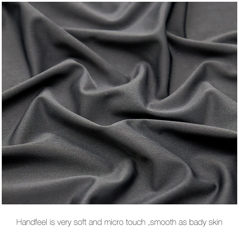 76 Nylon 24 spandex high density and high stretch  microfiber fabric